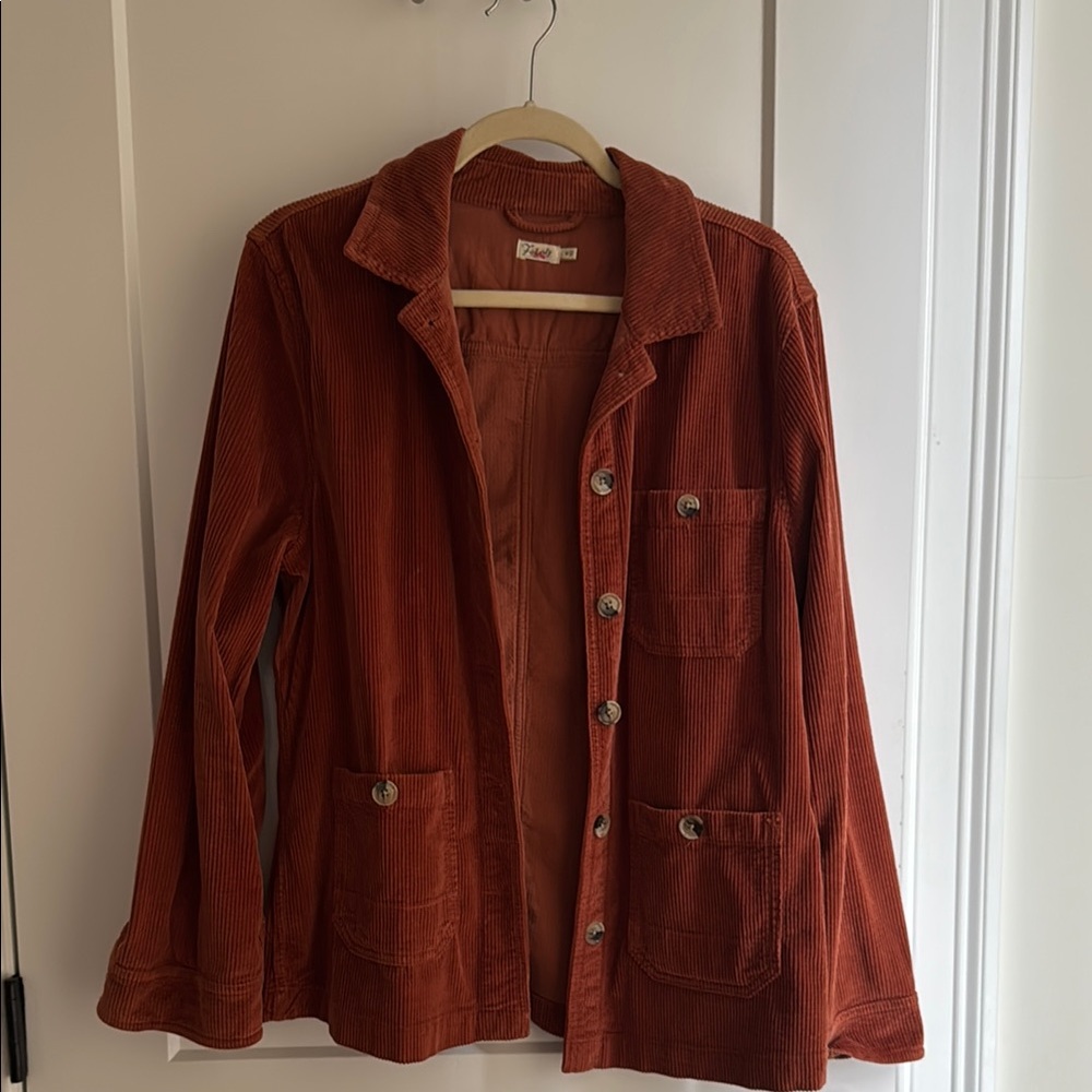 Faherty Corduroy Utility Jacket